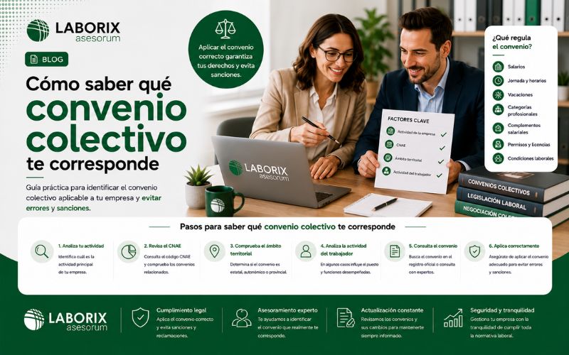 Saber qué convenio colectivo te corresponde