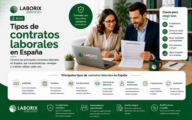 Tipos de contratos laborales