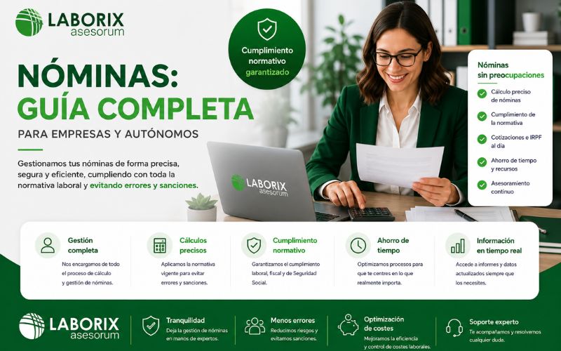 Nóminas: guía completa para empresas y autónomos Nóminas